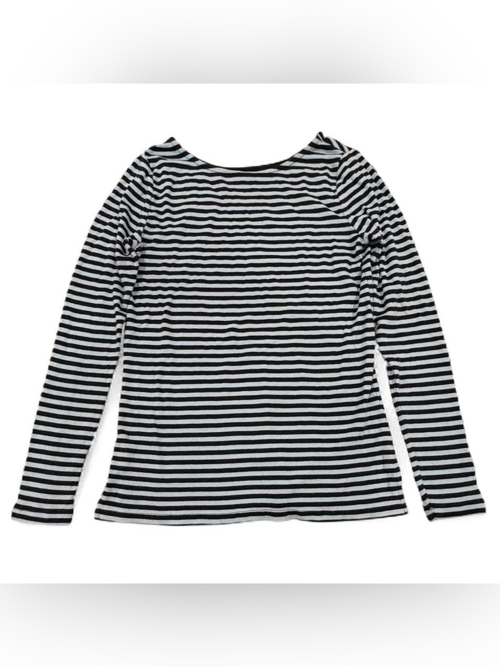 Vintage Gap blue and navy striped long sleeve top